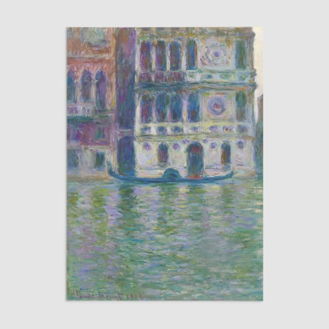 Papier Mousseline Claude Monet - Palazzo Dario (Créateur téléchargé)