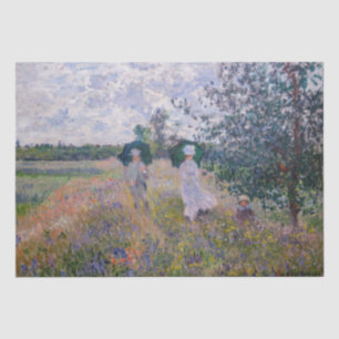 Papier Mousseline Claude Monet - Promenade près d'Argenteuil