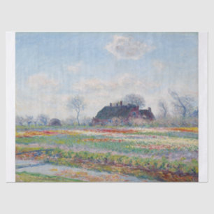 Papier Mousseline Claude Monet Tulip Fields at Sassenheim (1886)