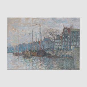 Papier Mousseline Claude Monet - Vue d'Amsterdam