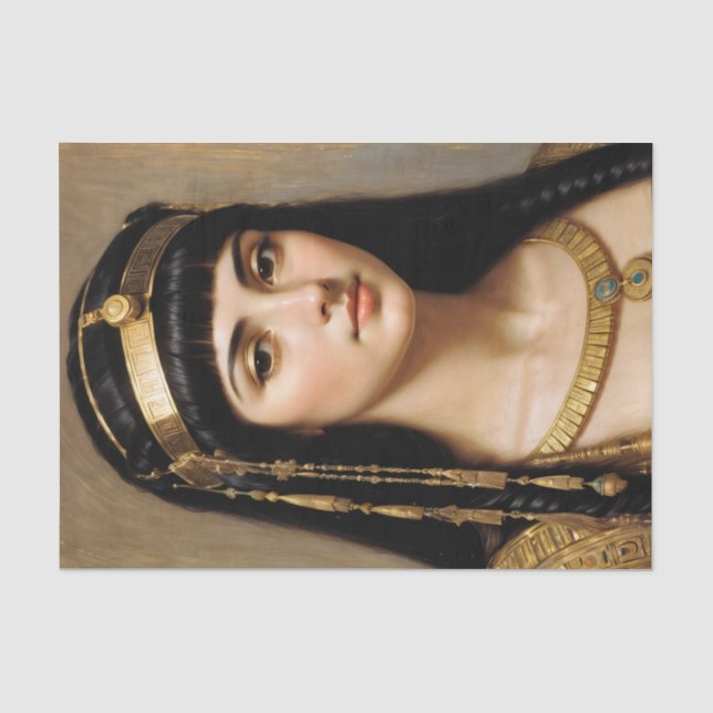 Papier Mousseline Cleopatra Egyptian Pharaoh Queen Art (Recto)