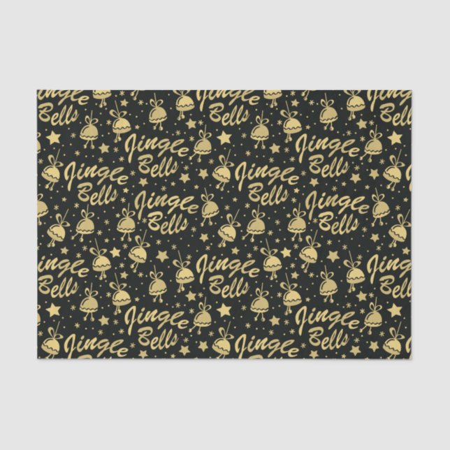 Papier Mousseline Cloches de jingle (Recto)