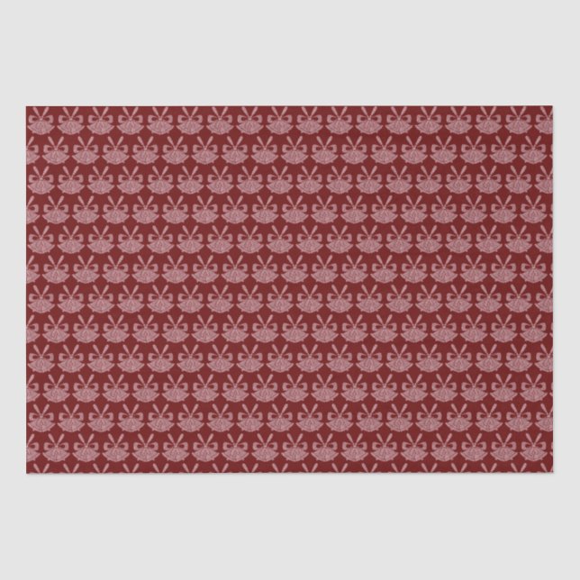 Papier Mousseline Cloches de Parties scintillant roses pendant les F (Recto)
