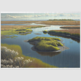 Papier Mousseline Coastal tranquillité