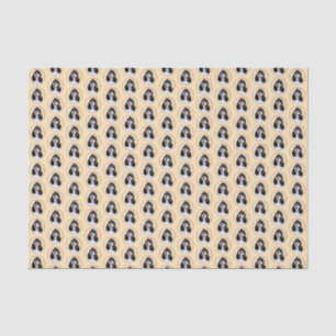 Papier Mousseline Cocker Spaniel (Parti) Peinture - Art original de 