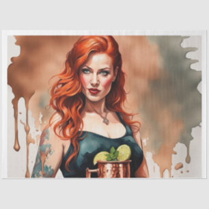 Papier Mousseline Cocktail Cuties - Moscou Mule Decoupage Papier