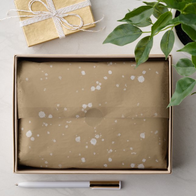 Papier Mousseline Coco Neige (Cadeau)