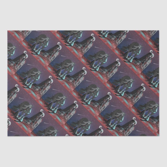Papier Mousseline Coeur tzigane (Recto)