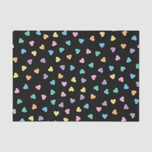 Papier Mousseline Coeurs de bonbons de goth Pastel de Kawaii