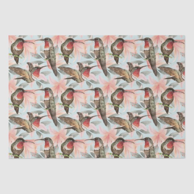 Papier Mousseline Colibri (Recto)