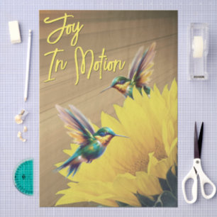 Papier Mousseline Colibri Art & Tournesol Photographie Mix