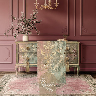 Papier Mousseline Colibri d'or Damask Patina
