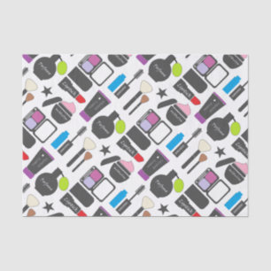 Papier Mousseline Collage de maquillage funky