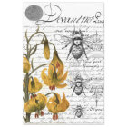 Collage floral d'abeille