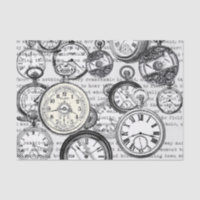 Collage Montre de Goût Victorien Alice au Pays des