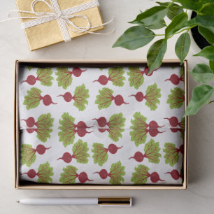 Papier Mousseline Collection de betteraves fraîches