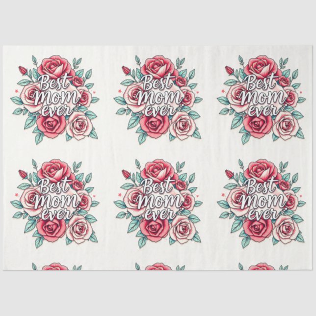 Papier Mousseline Collection de cadeaux de luxe floral populaire (Recto)