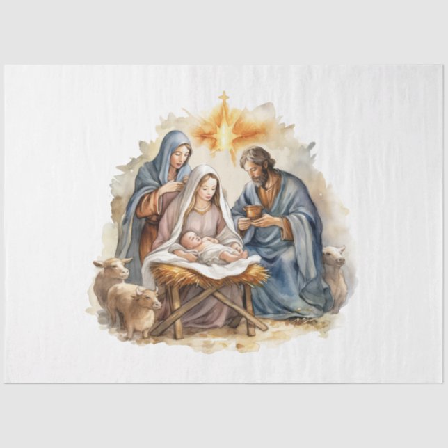 Papier Mousseline Collection de conception de la nativité 4 (Recto)