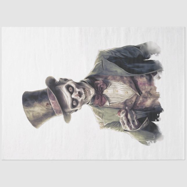 Papier Mousseline Collection de design Halloween Vintage 5 (Recto)