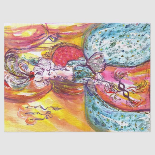 Papier Mousseline COLOMBINA / Masques vénitiens (Recto)