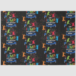 Papier Mousseline Colorée Trampoline Park Jump Anniversaire de enfan