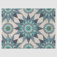 Compas Mosaïque Verre Teinté Indigo Sarcelle – Vit