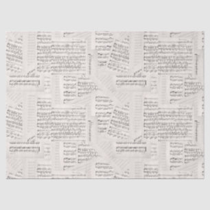Papier Mousseline Composition musicale Collage Vintage