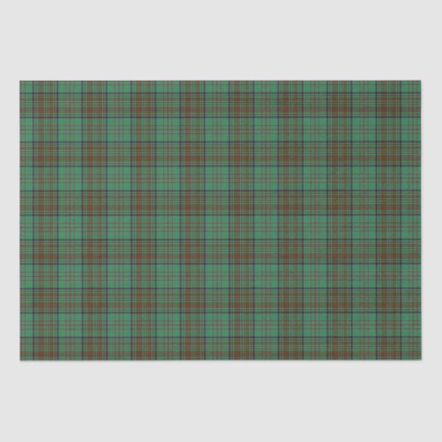 Papier Mousseline Comté d'Irlande Dublin Tartan (Recto)