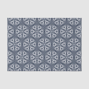 Papier Mousseline Conception bleue turque de filigrane d'articles de