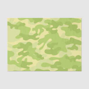 Papier Mousseline Conception de camo vert