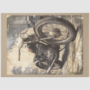 Papier Mousseline Conception de la série de motos vintage #5
