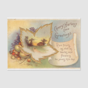 Papier Mousseline Conception de la série Mix de Thanksgiving Vintage