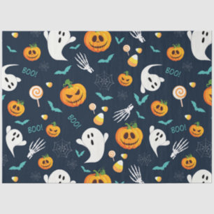Papier Mousseline Conception de la série Spooky Pumpkin Halloween 12