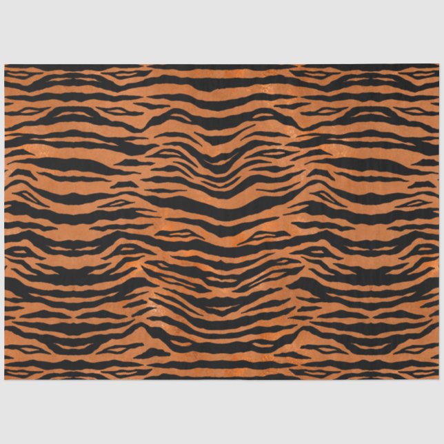 Papier Mousseline Conception de la série Tiger en cuivre 6 (Recto)