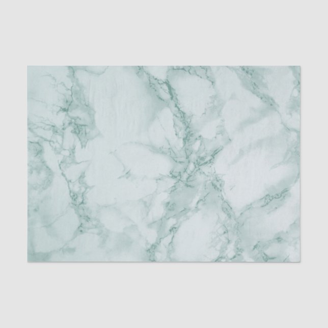 Papier Mousseline Conception de marbre turquoise (Recto)