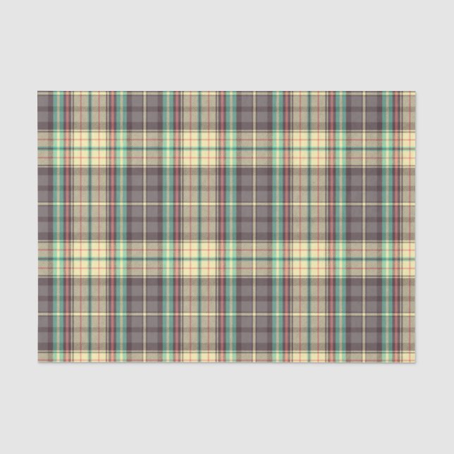 Papier Mousseline Conception de plaid classique (Recto)