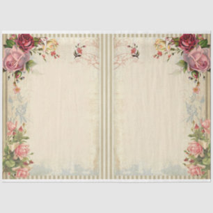 Papier Mousseline Conception de série chic Shabby victorien 18