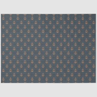 Papier Mousseline Conception de série nautique foncée 4
