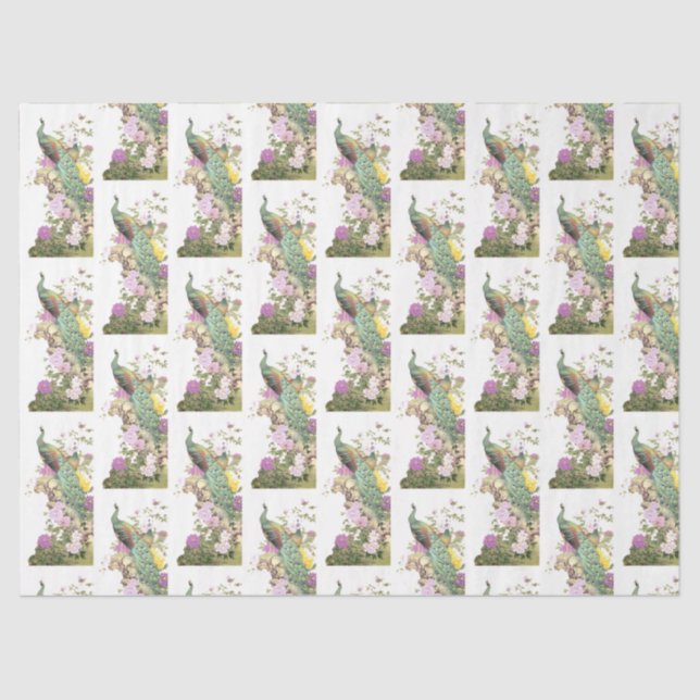 Papier Mousseline Conception de série Peacock 5 (Recto)