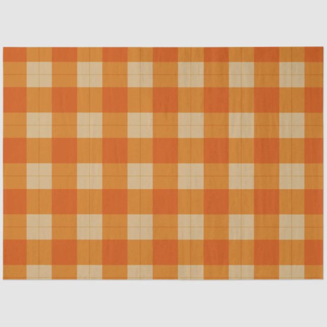 Papier Mousseline Conception de série Plaid Automne 1 (Recto)
