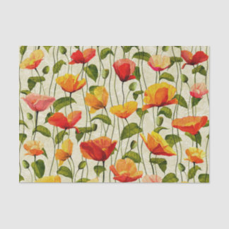 Papier Mousseline Conception des fleurs