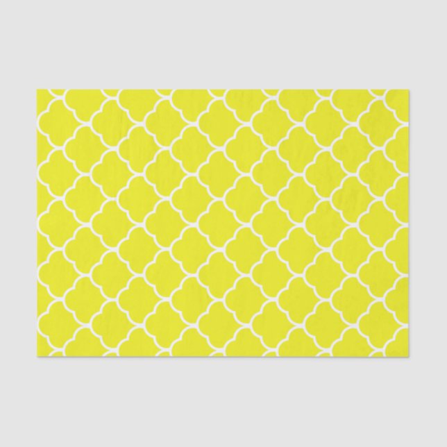 Papier Mousseline Conception marocaine élégante de citron (Recto)
