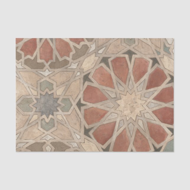 Papier Mousseline Conception Non-Embellie I de Marrakech (Recto)