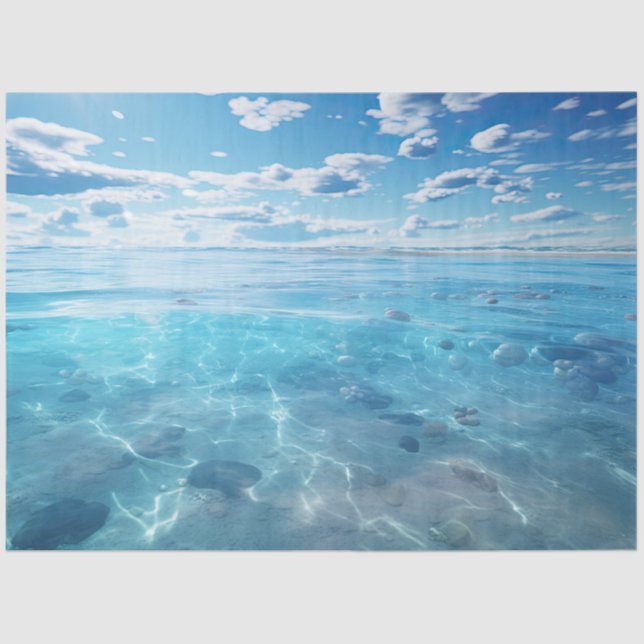 Papier Mousseline Conception série Paradise #1 (Recto)