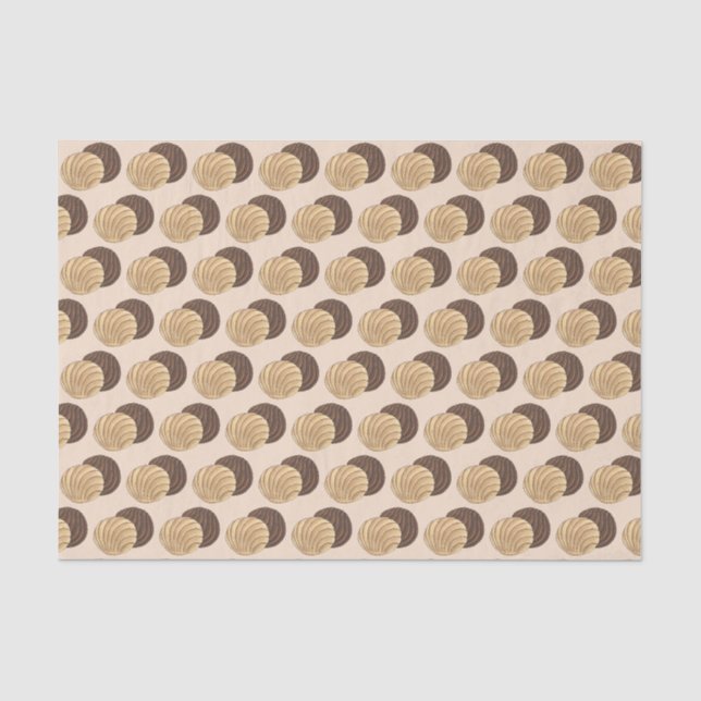 Papier Mousseline Conchas Pan mexicain Dulce Sweet Bread Panadería (Recto)