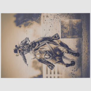 Papier Mousseline Concours d'arène de course de fûts de découpage