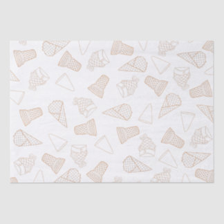 Papier Mousseline Contient juste du papier tissu orange