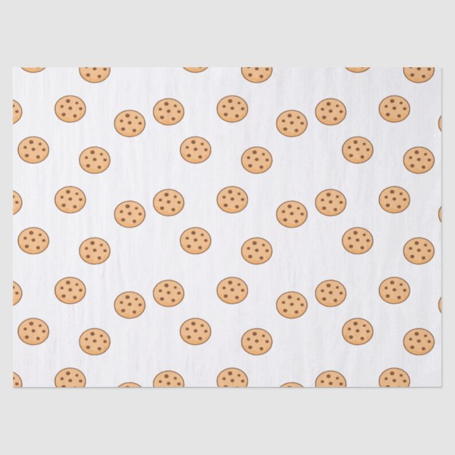 Papier Mousseline cookies sur blanc (Recto)