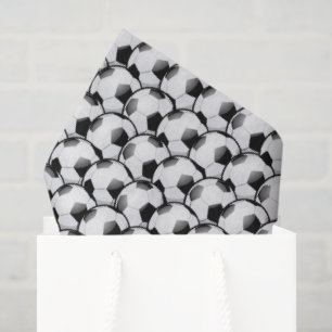 Papier Mousseline Cool carrelé Football motif de sport