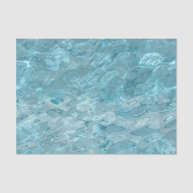 Papier Mousseline Cool d'eau turquoise de la piscine Photographie Ab (Recto)